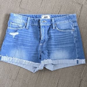 PAIGE Women's jimmy jimmy Blue Jean Shorts